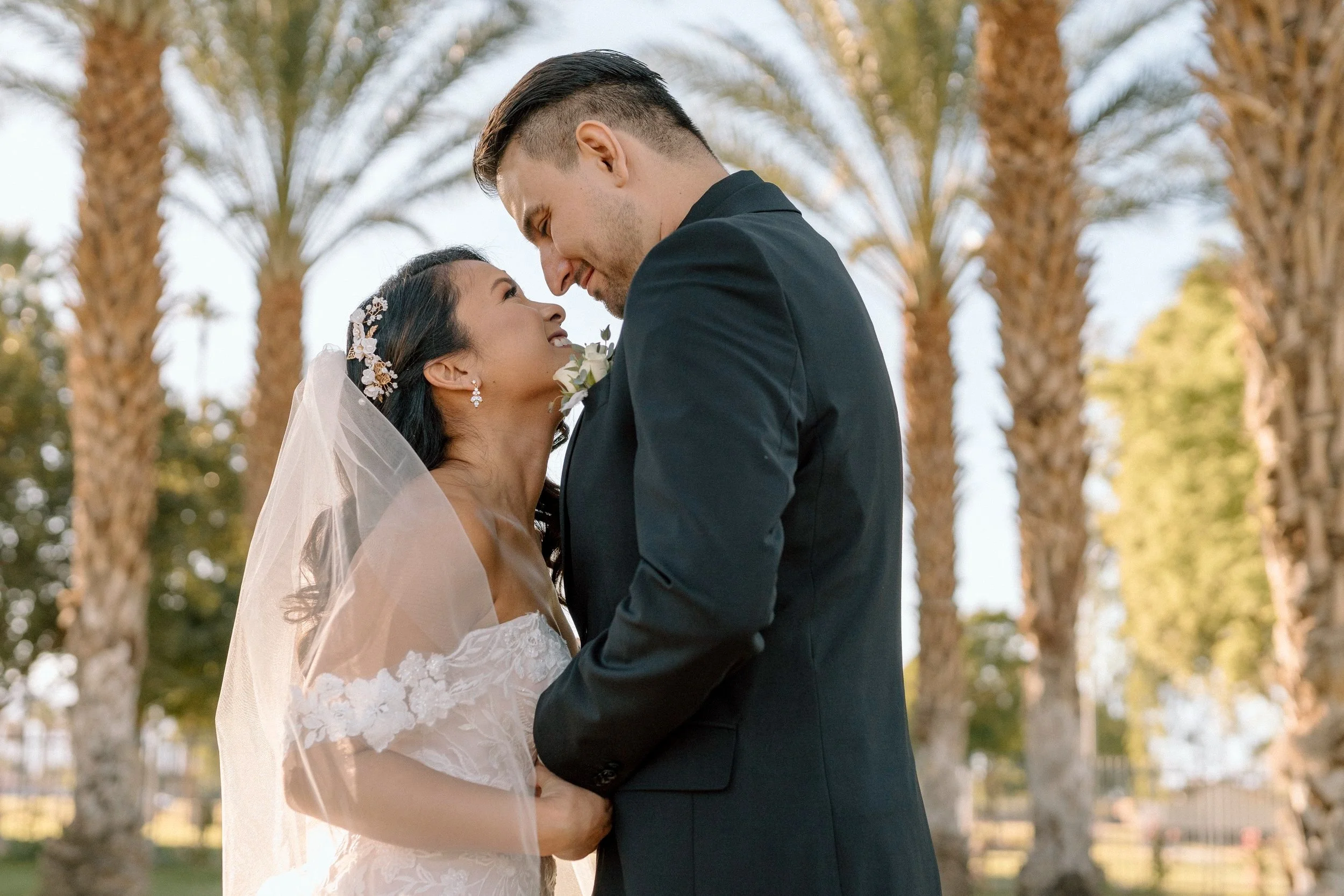 Robert + Melody - Beautiful Coachella Valley History Museum Outdoor Wedding - Indio, Ca.