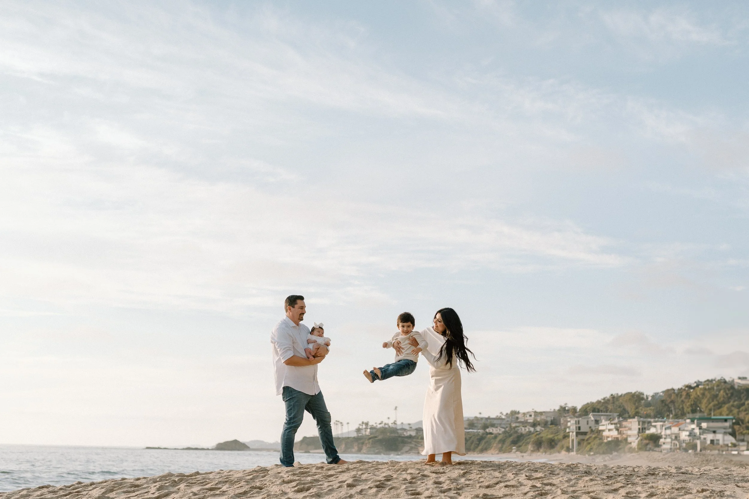 Suarez Family - Perfect Beach Family Session - Laguna, Ca.