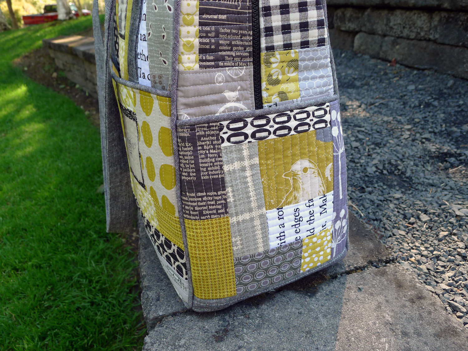 Quilt As You Go Bag Panels — Patterns by Elizabeth Hartman