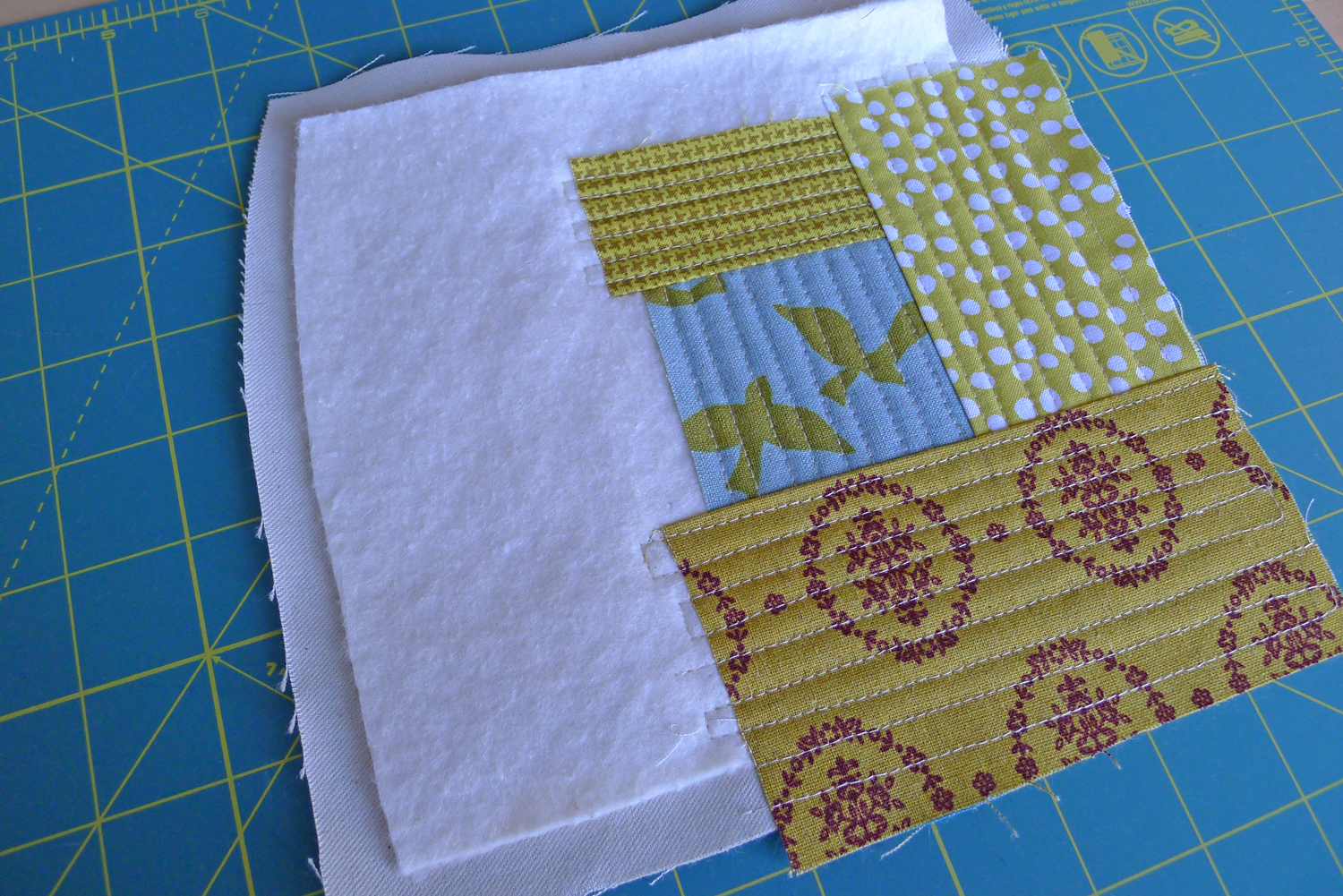 Behind the scenes of our latest  tutorial 'Quilt As You Go