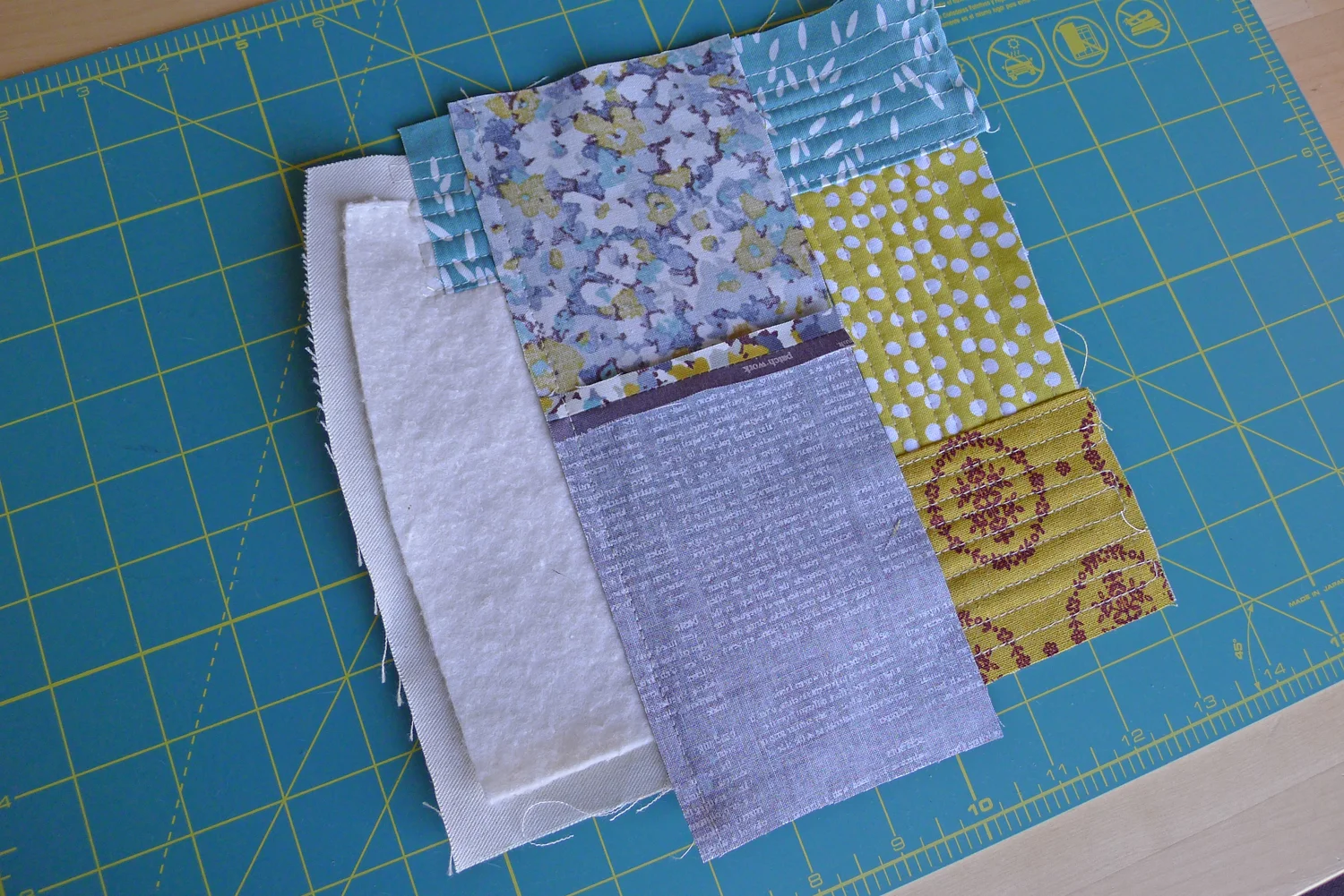 Quilt As You Go Bag Panels — Patterns by Elizabeth Hartman