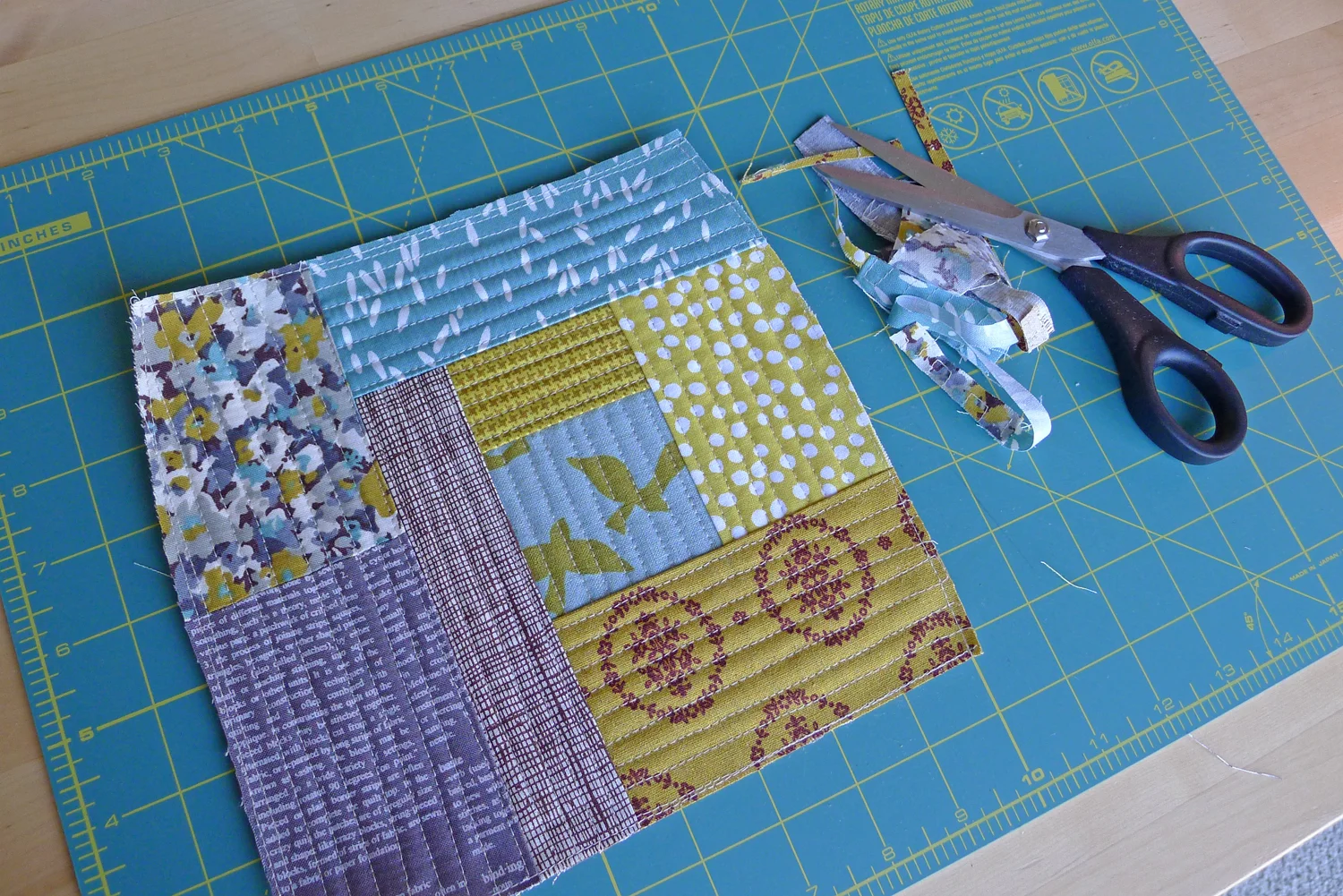 Quilt As You Go Bag Panels — Patterns by Elizabeth Hartman