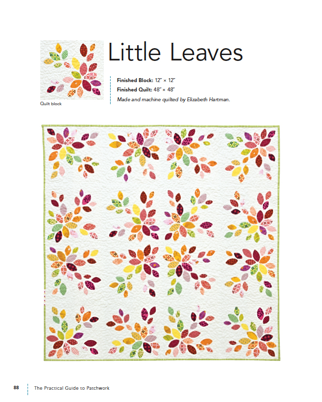 Little Leaves by Elizabeth Hartman from The Practical Guide to Patchwork (2010). ohfransson.com