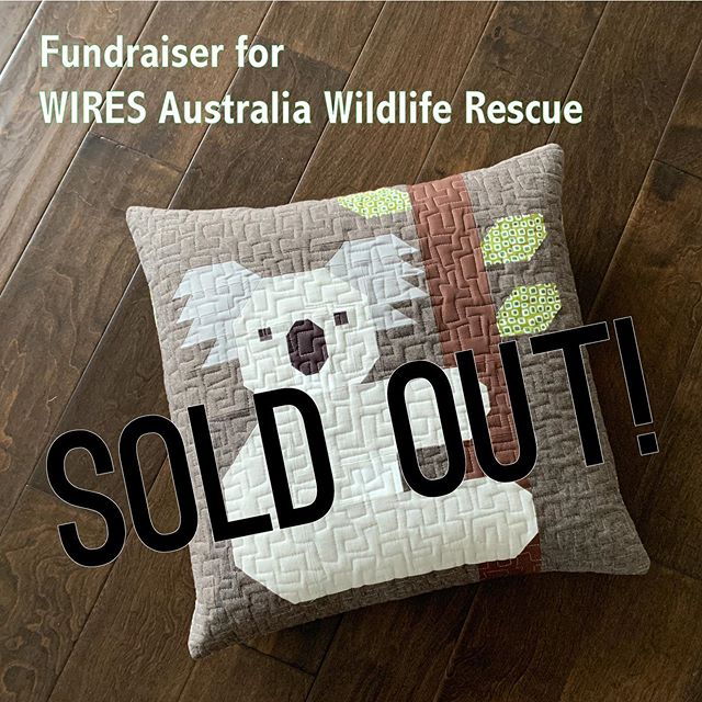 WOW! When I started my fundraiser for WIRES Australian Wildlife Rescue, I put a quantity of patterns in stock that I was sure would be more than enough to last the entire month of January. You all managed to buy them up in just a few days! Thanks to 