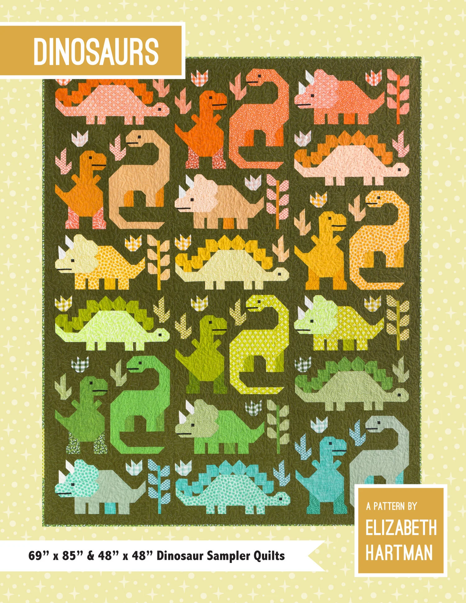 Dinosaurs — Patterns by Elizabeth Hartman