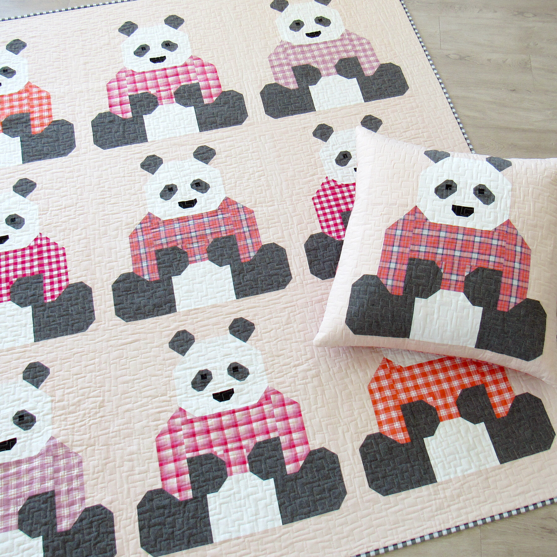 Pandas in Sweaters — Patterns by Elizabeth Hartman