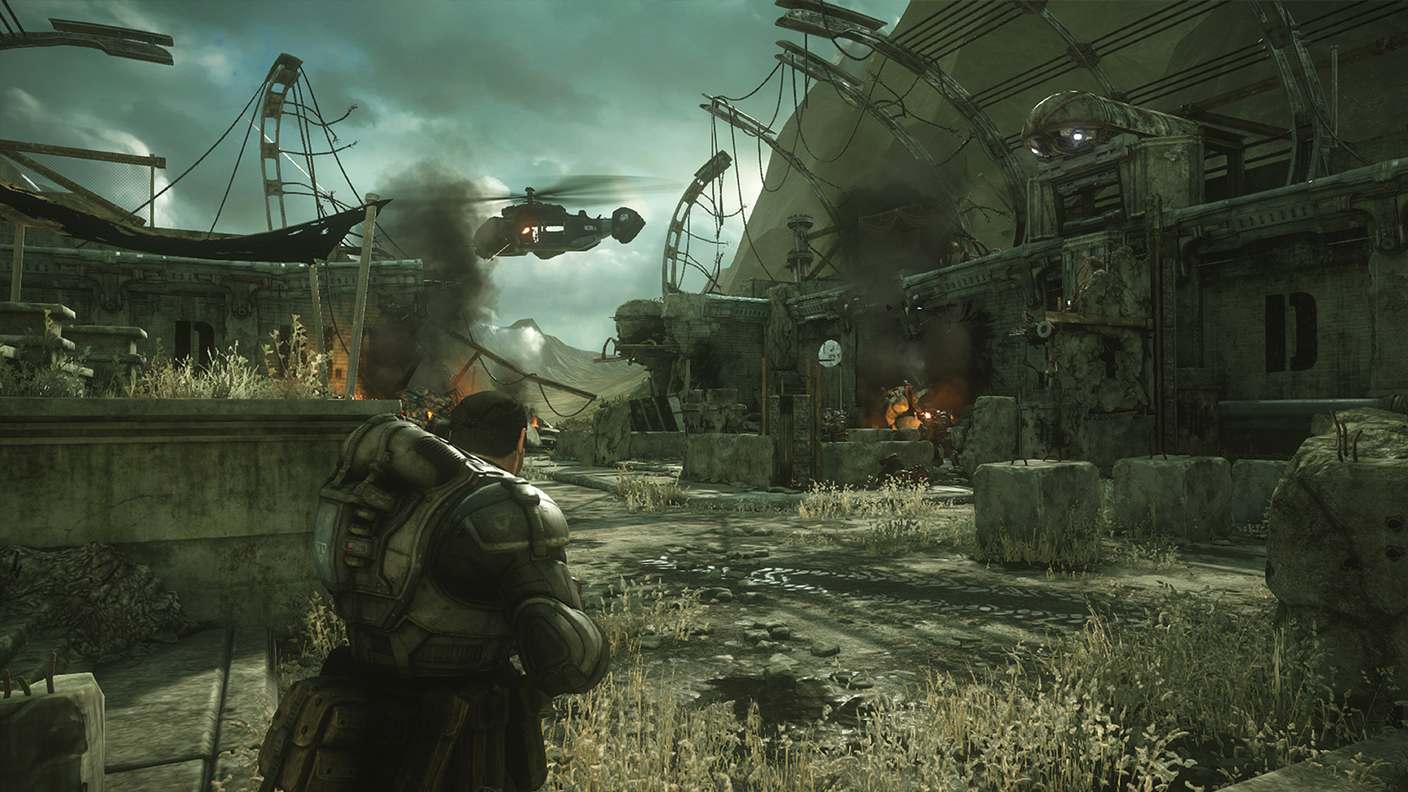 Gears of War Ultimate Edition Xbox One (Original Gears of War on Xbox 360) from introduction at beginning of prison escape. Act 1.