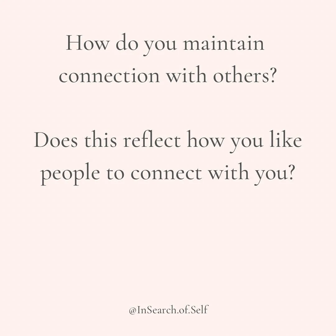 Give this 2 minutes of your time to ponder and you will deepen your understanding of &amp; connection with Self.⁣
⁣
#DeepeningConnection #UnderstandingSelf #LovingSelf #ConnectingWithOthers #InSearchOfSelf #TherapistsOfInstagram #BeingCurious #Mainta