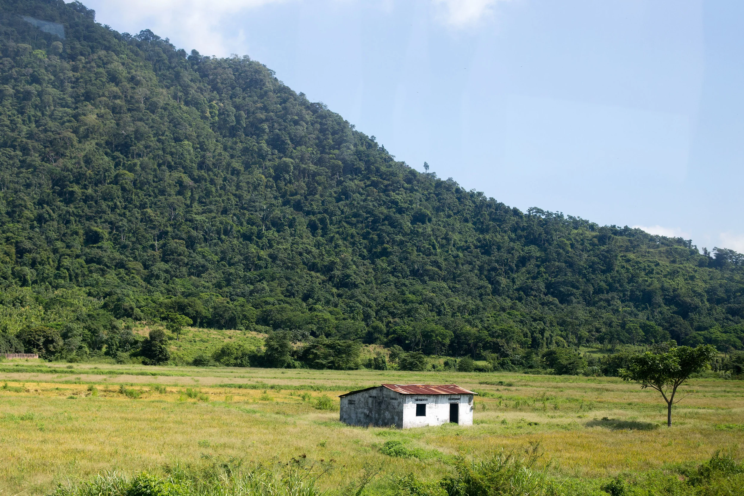One of the last buildings we saw before heading into the mountains.