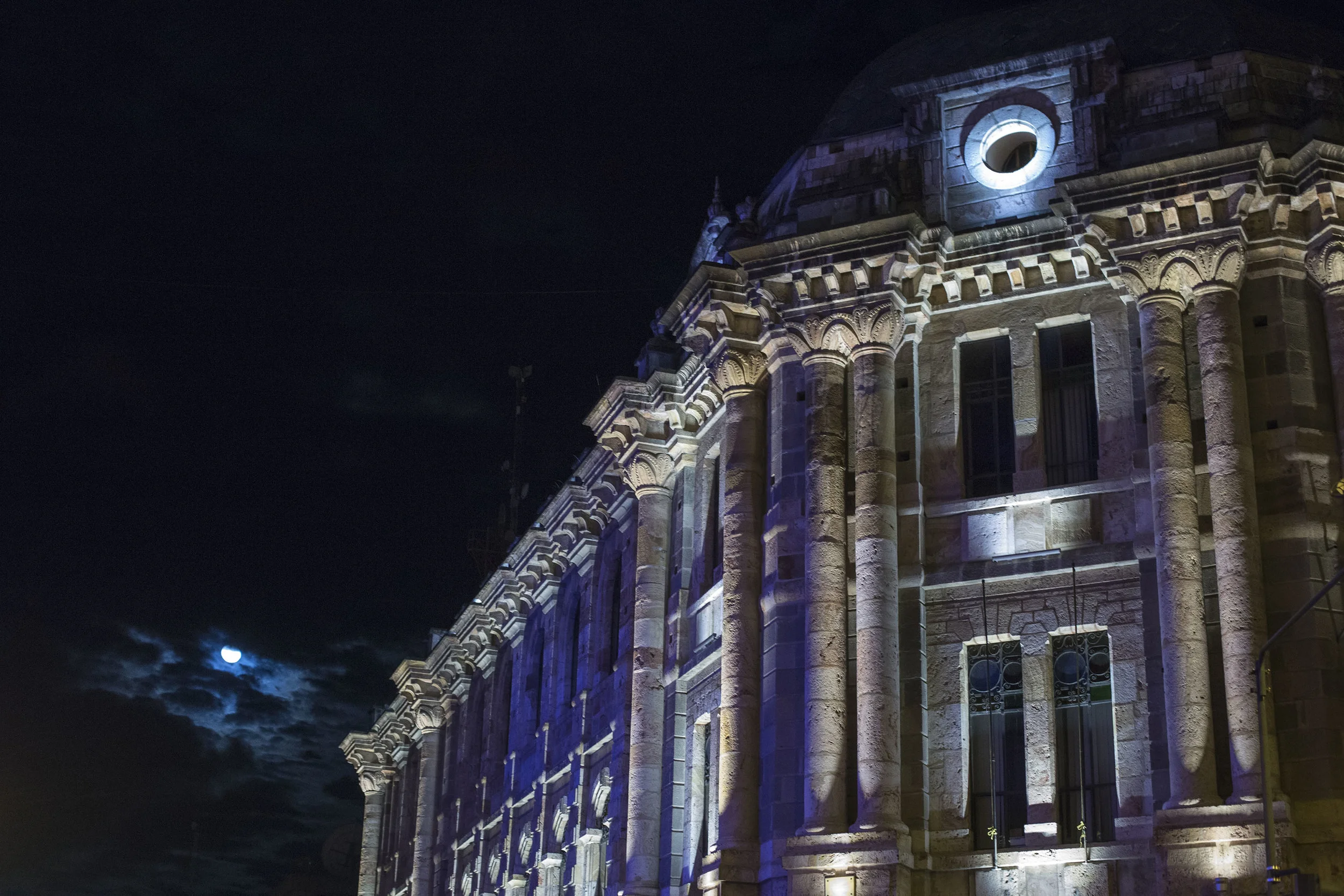 Cuenca is a beautiful nighttime (and daytime) city.