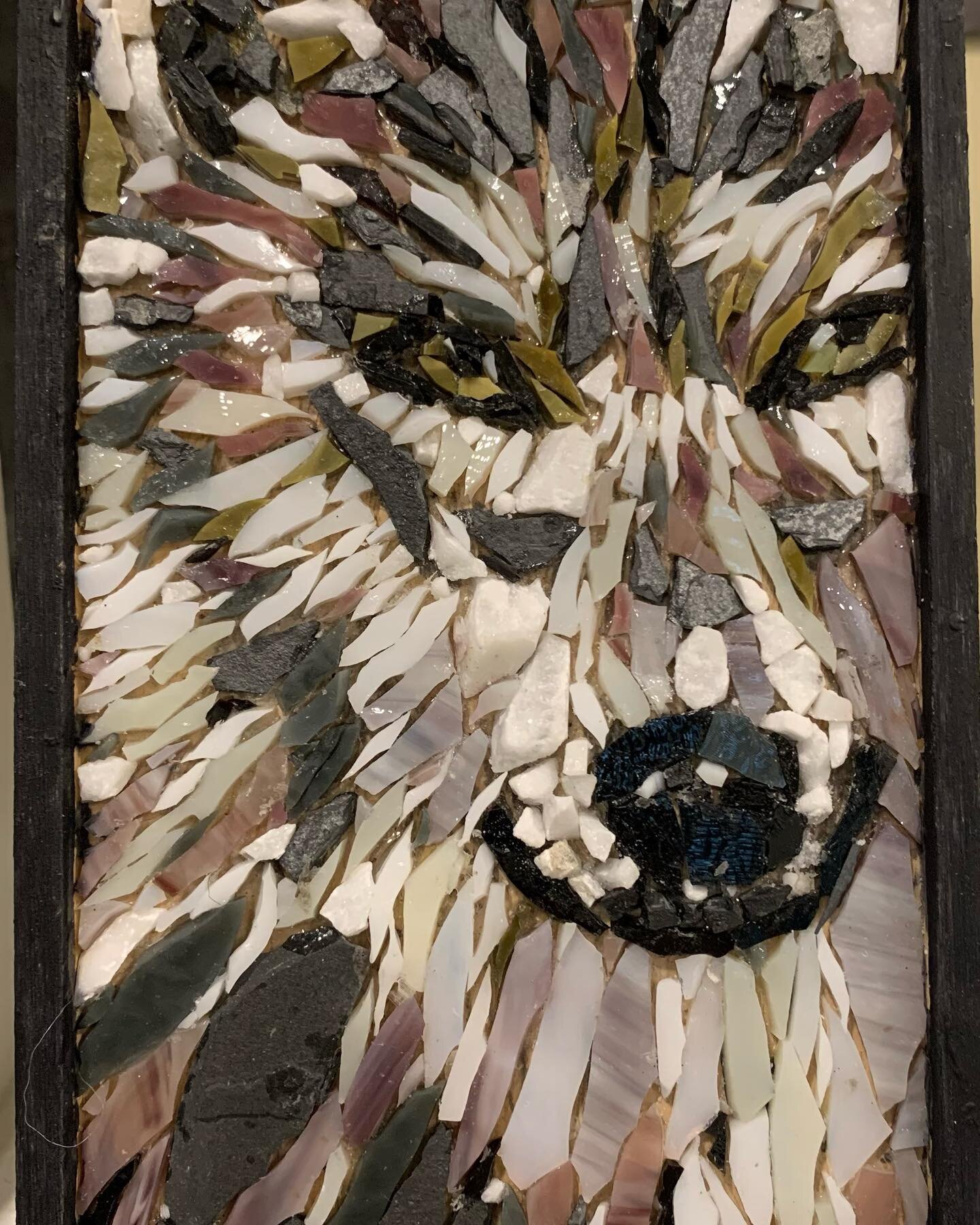 #mosaicart #mosaics #graywolf #cincinnatiarts #wolves