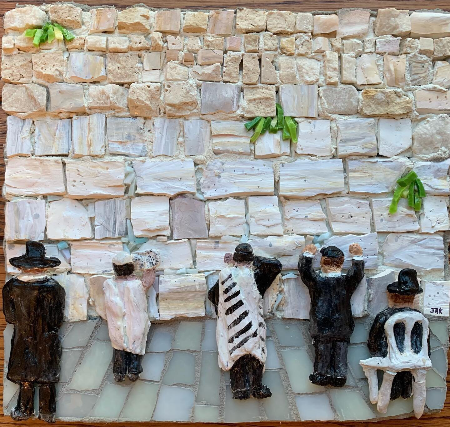 #westernwall #thekotel #mosaicart #claypeople