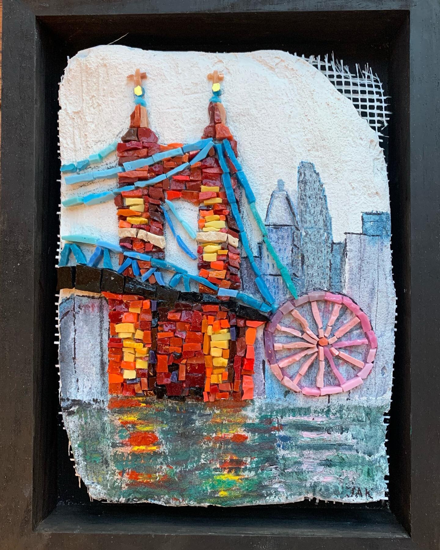 #mosaicart #roeblingbridge #cincinnatiriverfront