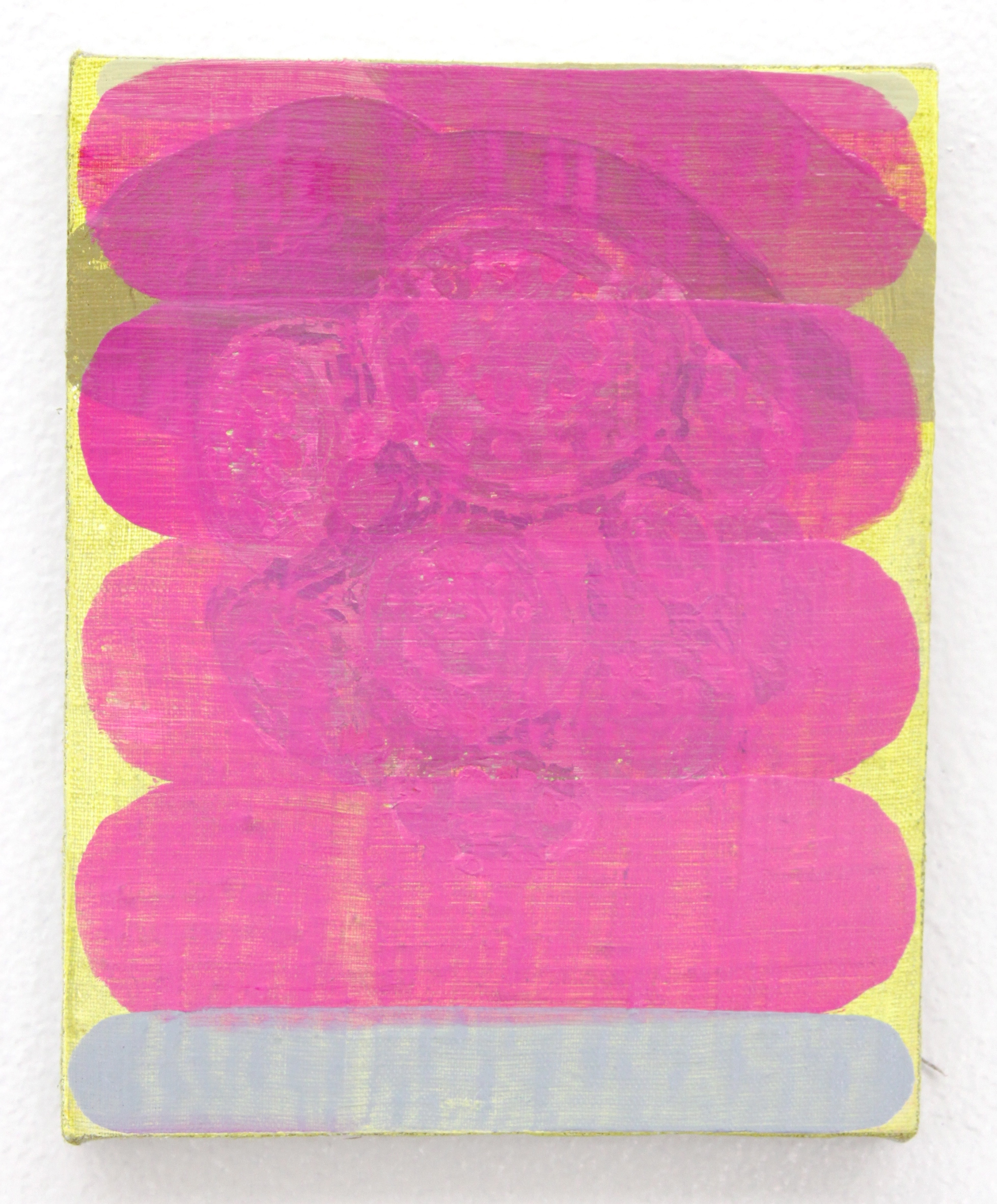 Grapes , 2014 oil on khadi 10 x 8 inches