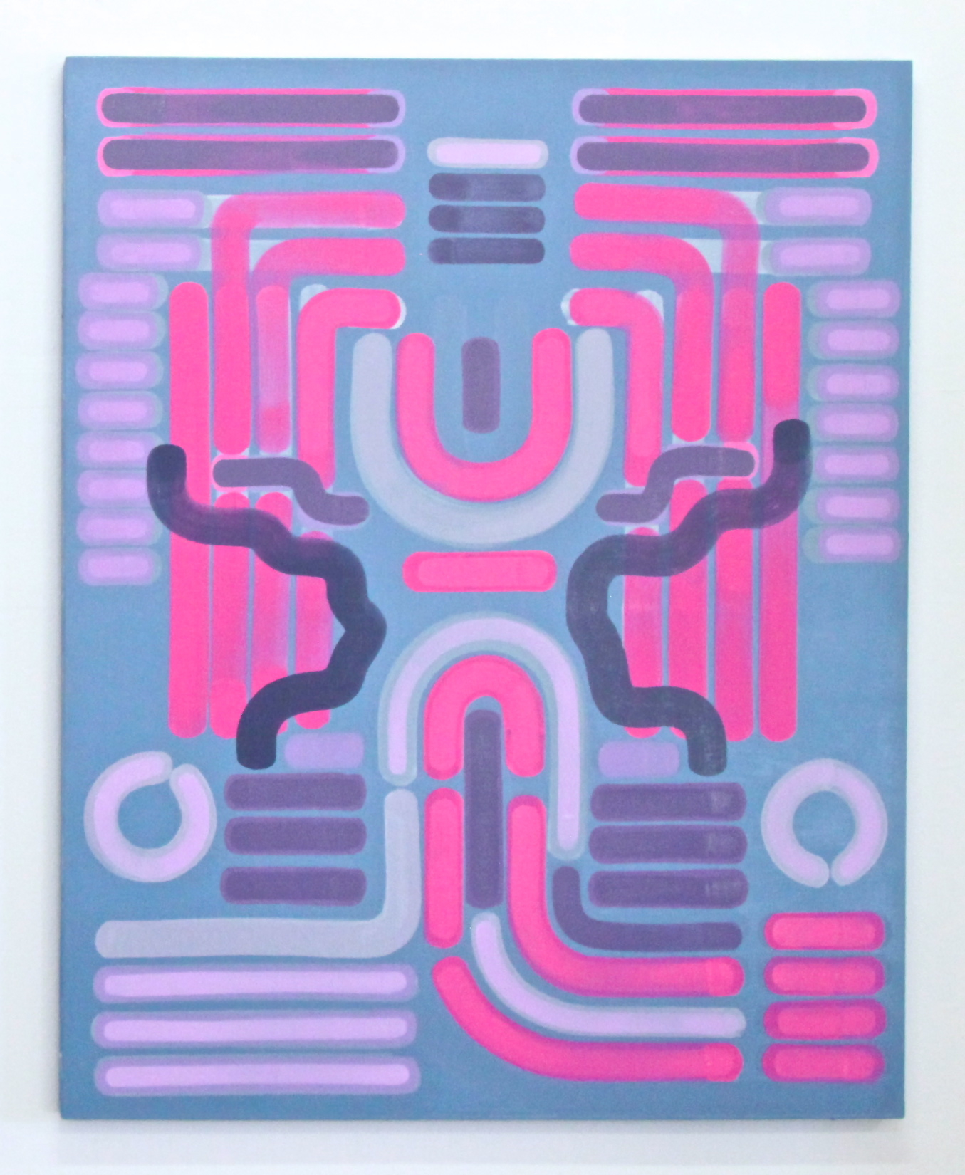 Feenix Fabrix (Lokesh) , 2015 oil on Indian linen 60 x 48 inches