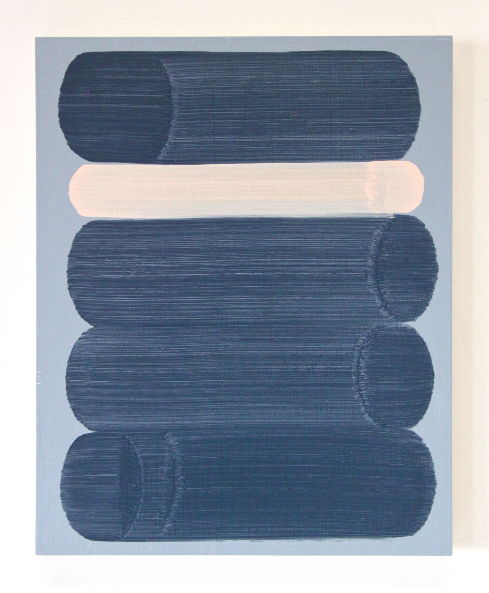 Character Study II , 2015 oil on marble dust and birch 10 x 8 inches