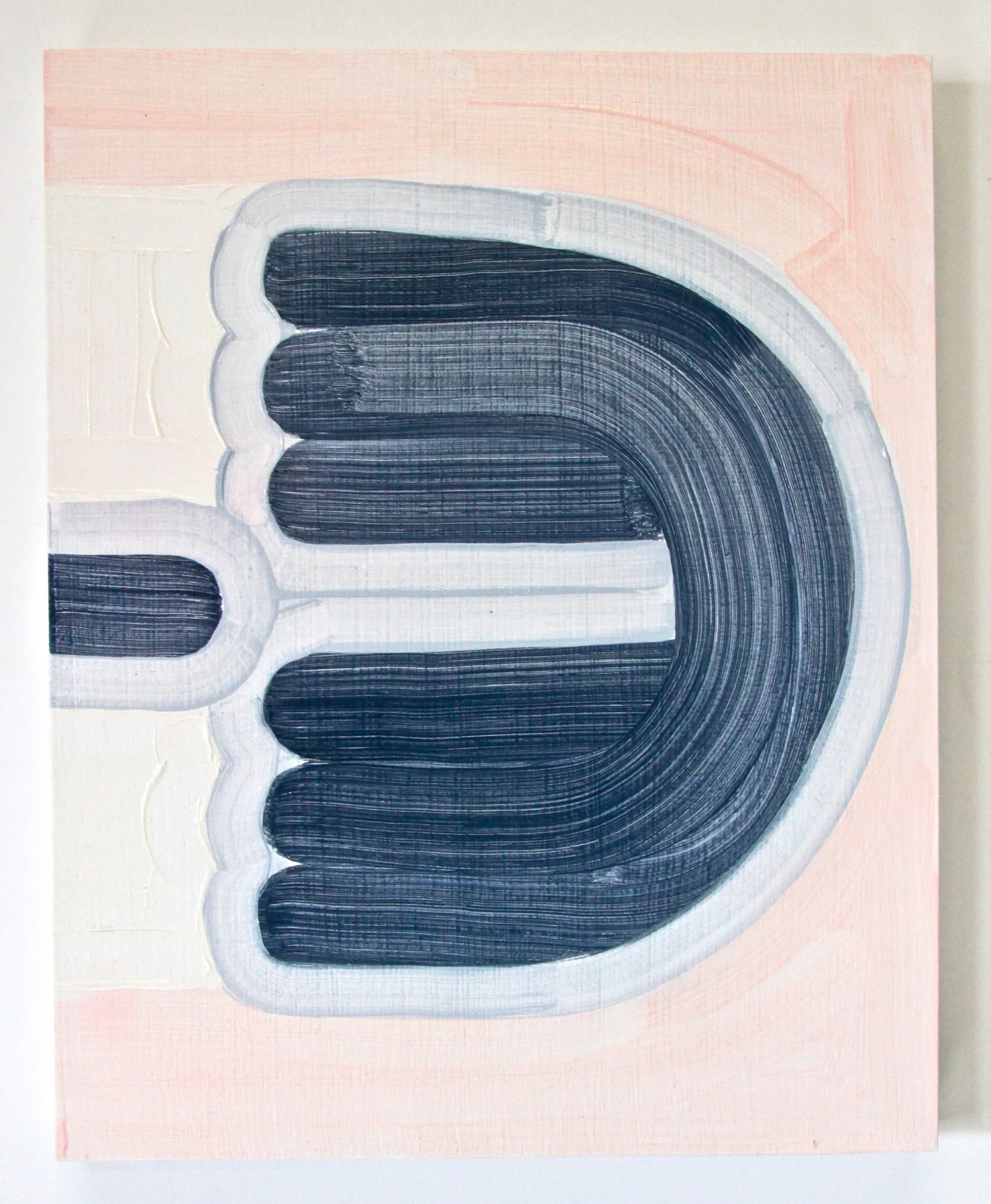 Character Study III , 2015 oil on marble dust and birch 10 x 8 inches