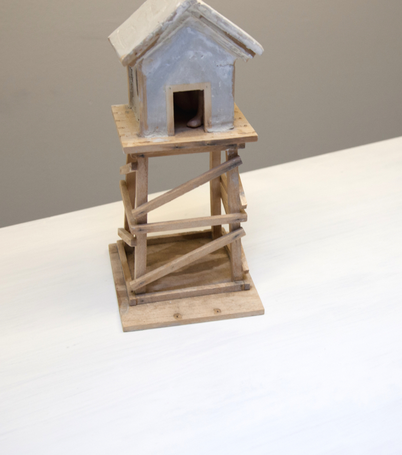 Wood, cement, plaster, ceramics