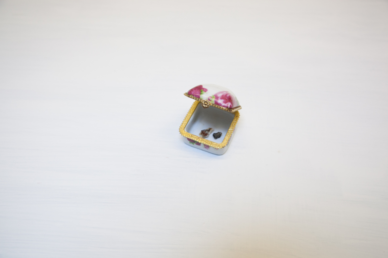 My tooth i took away ( during the time i had exhibition)