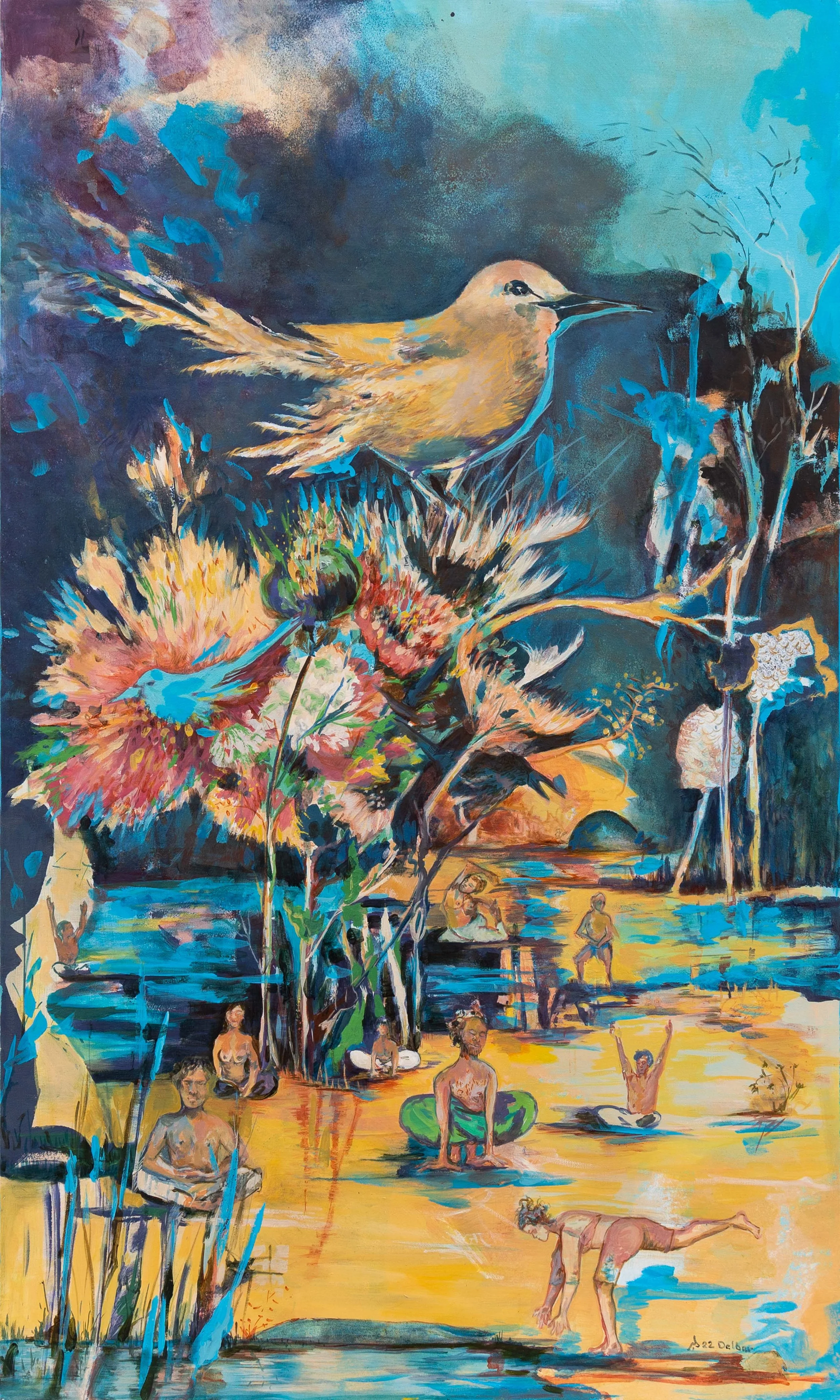 chanting the light 2022 60x36 Delbar Shahbaz.jpg
