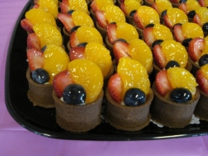 Chocolate Mini Fruit Tartlets