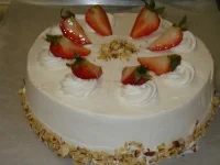 Strawberry Chiffon Cake