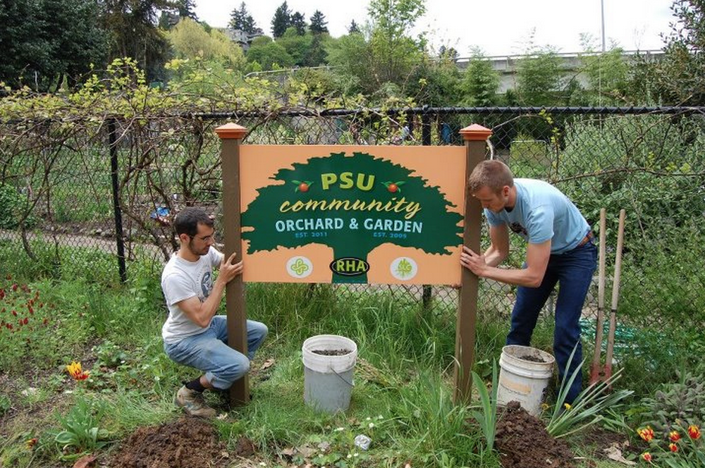 Portland State Community Garden The City Repair Project
