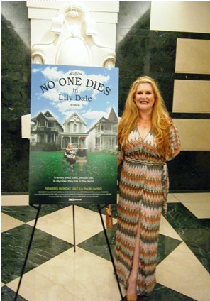 Michelle Whitedove at the HBO Premiere party of "No One Dies in Lily Dale" in New York City.