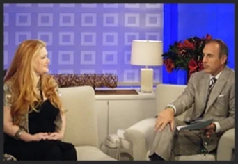  Michelle Whitedove on the TODAY Show with Matt Lauer