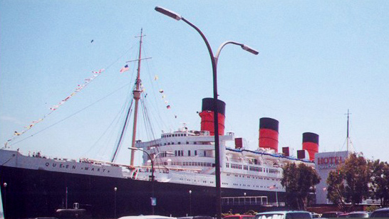  Queen Mary built in 1936 - now a haunted hotel 