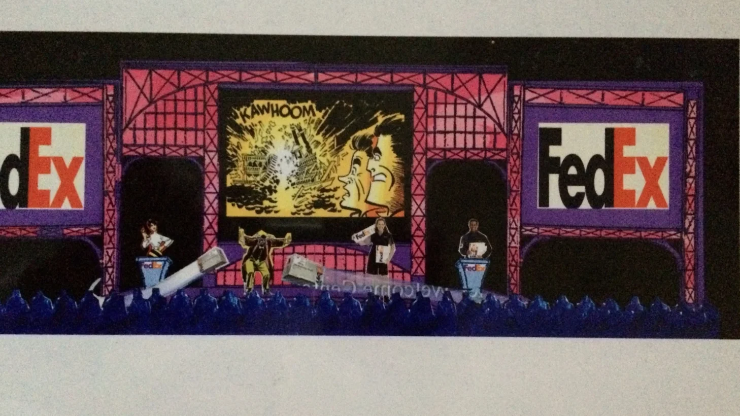 FedEx corporate conceptual sketch