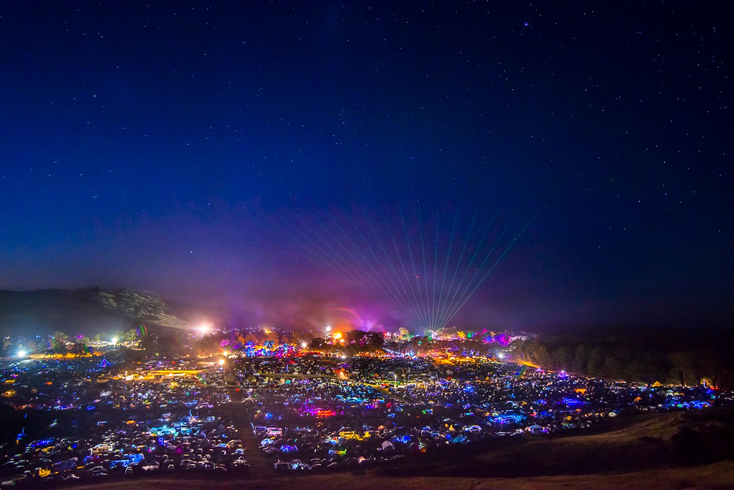 Rainbow Serpent Festival 2017 from Above
