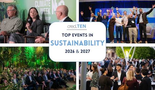 credTen: Top Sustainability Events in 2026 &amp; 2027