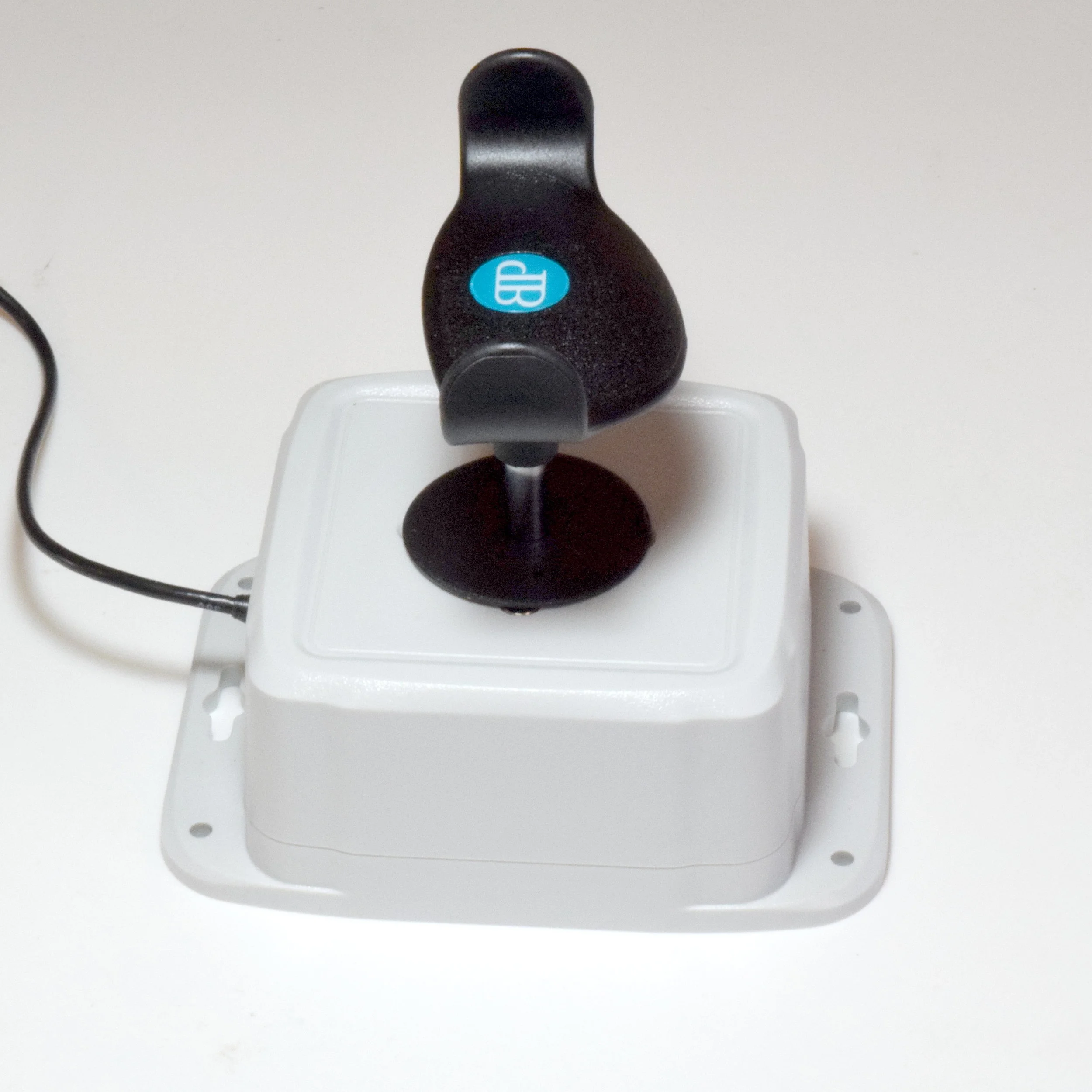 Ultimarc UltraStik 360 mounted in an enclosure — QuadStick