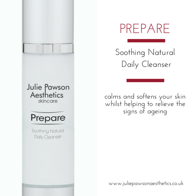 PREPARE - Soothing Natural Daily Cleanser by Julie Pawson Aesthetics Skincare