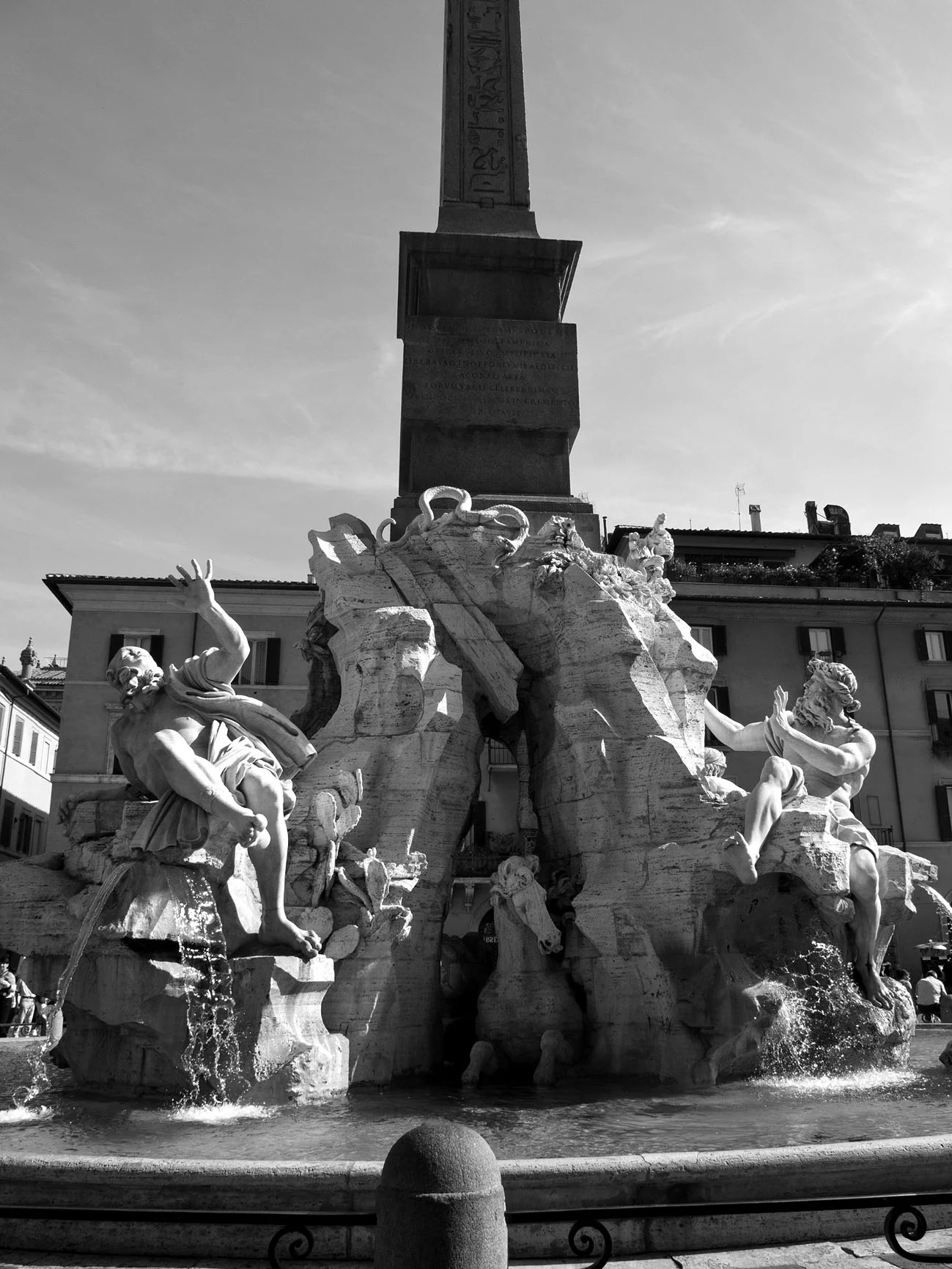 Piazza Navona, the most beautiful of all squares.