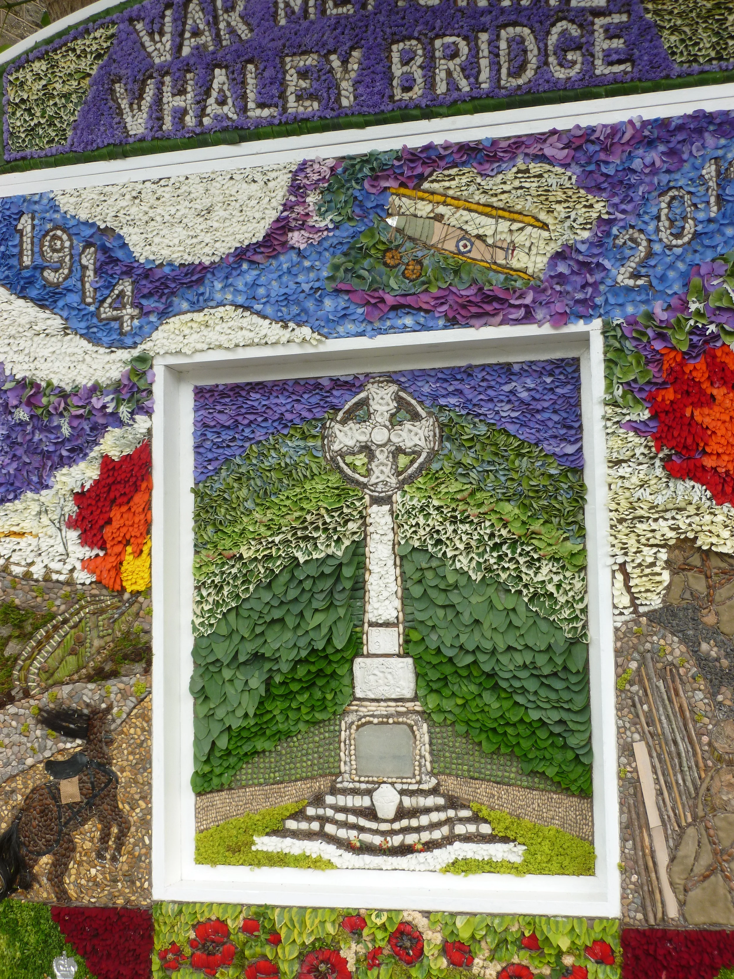 Whaley Bridge Well Dressing - Station Car Park