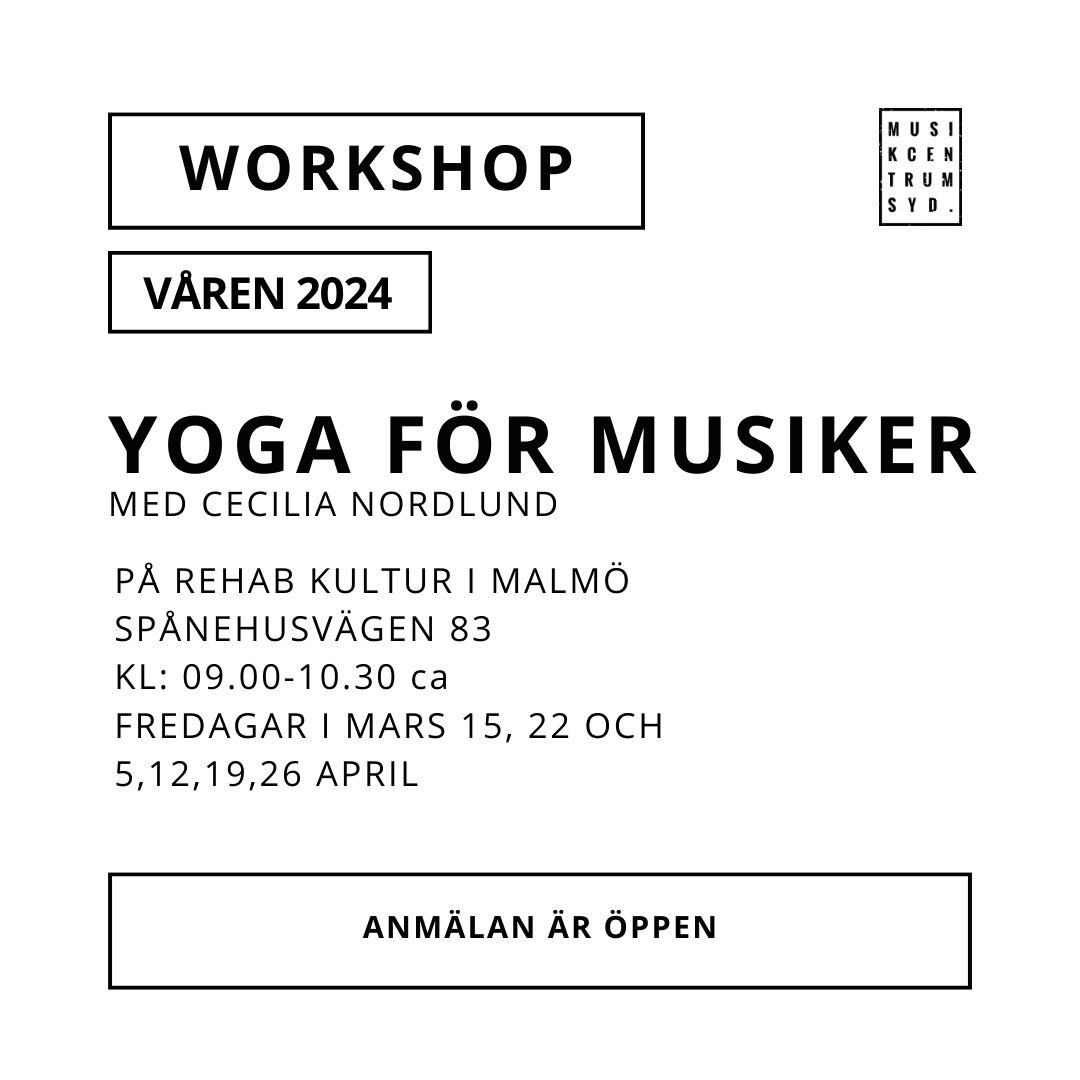 Yoga för musiker - Med Cecilia Nordlund