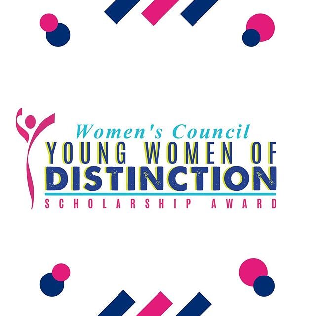 Over the next few days, we'll be sharing this year's Young Women of Distinction Scholarship Award finalists. While the Women's Council can't celebrate these outstanding young women in-person along with their families as originally planned, we hope to