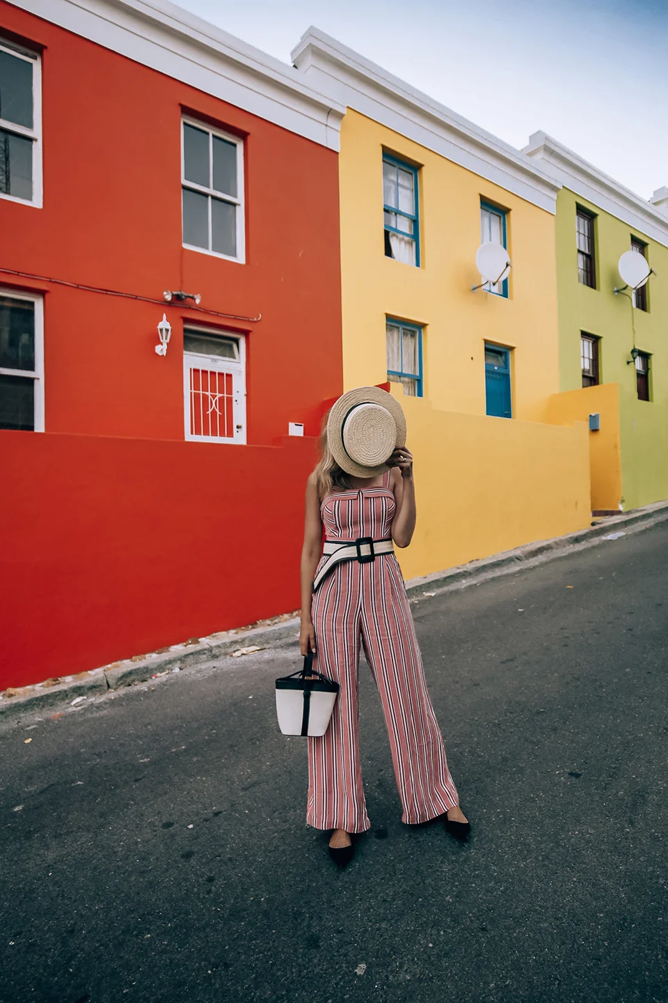 Striped jumpsuit by Forever New.
