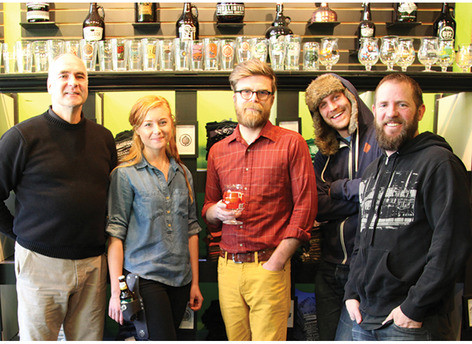 From left: ACC artist Willie Willette, Brittany Pool, and Michael Smith of Brownsmith Restoration, Joe Alton, editor of The Growler, the Beer Dabbler’s bi-monthly print magazine, and Matt Kenevan, owner of the Beer Dabbler. Show Dates: Friday, April 11: 10 a.m. - 8 p.m. Saturday, April 12: 10 a.m. - 6 p.m. Sunday, April 13: 11 a.m. - 5 p.m. Please come and check out the show. More details about the show can be found on the American Craft council's website .