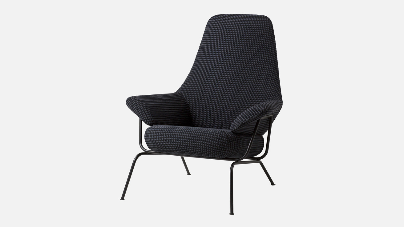 Hai Chair in Mosaic Charcoal