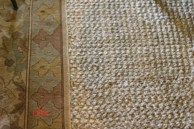 Rug DIY {weaving two together} — PAULA COLDIRON INTERIORS