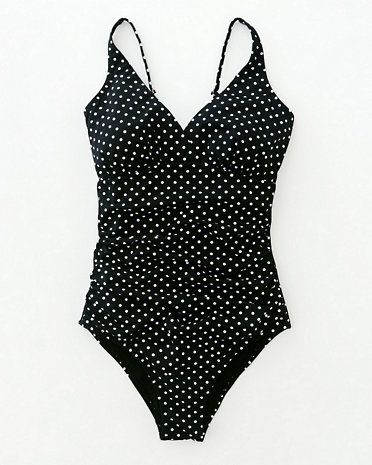 This Garnet Hill swimsuit, fits like a dream.