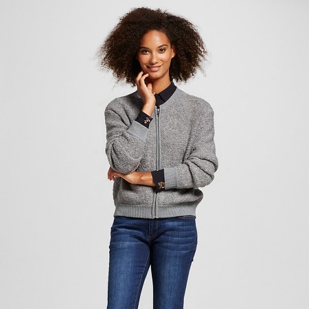 Boucle Bomber Jacket