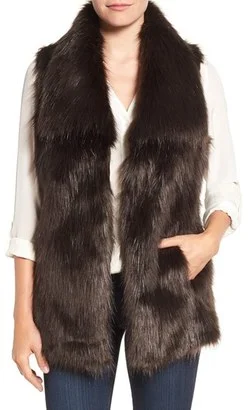 Women's Via Spiga Faux Fur Vest