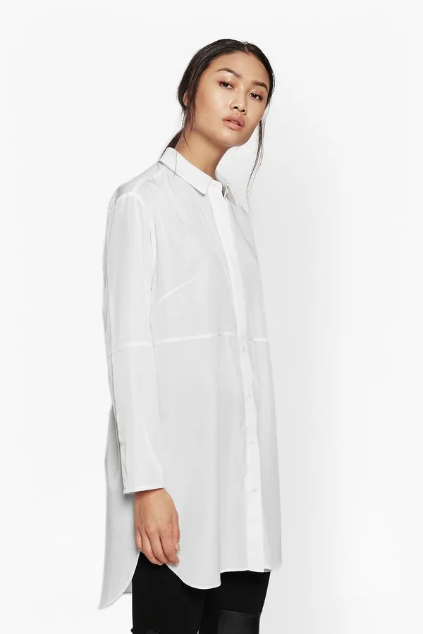 SAMANTHA CREPE OVERSIZED SHIRT