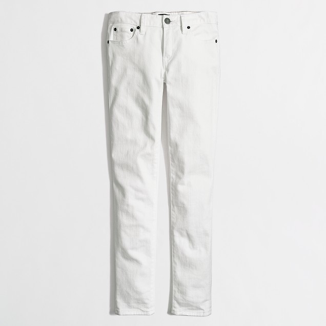 J.Crew Factory White Jeans