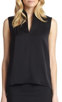 WOMEN'S VINCE CAMUTO SLEEVELESS V-NECK BLOUSE