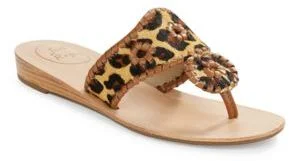 JACK ROGERS SAFARI CAPRI CALF HAIR SANDALS